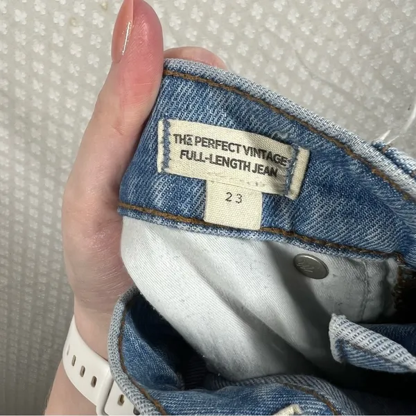 Madewell Light Wash The‎ Perfect Vintage Full Length Jeans - Image 5