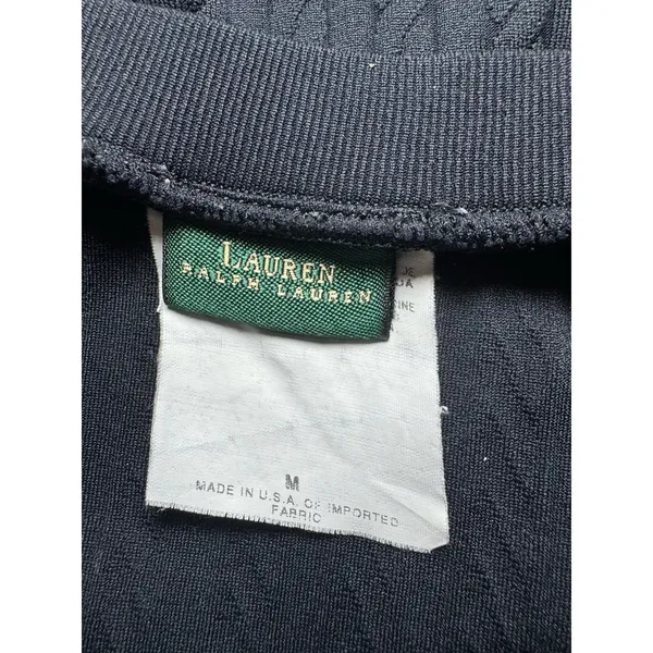 Vtg. Polo Ralph Lauren Navy Blue SKIRT Made in USA SIZE M - Image 4