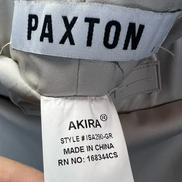 Paxton Akira Luxe Shorts Light Gray Stretch Pull On Biker Shorts Athletic Large - Image 12