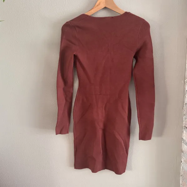 ABERCROMBIE Softknit Mini‎ Bodycon Dress - Image 3