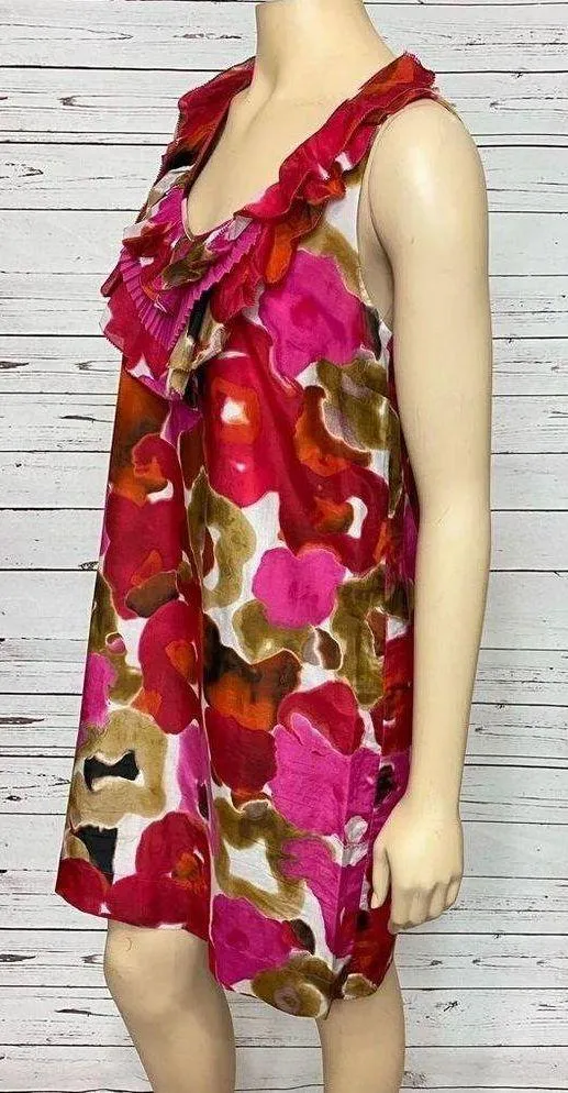 ANN Taylor Loft floral watercolor dress - Image 2