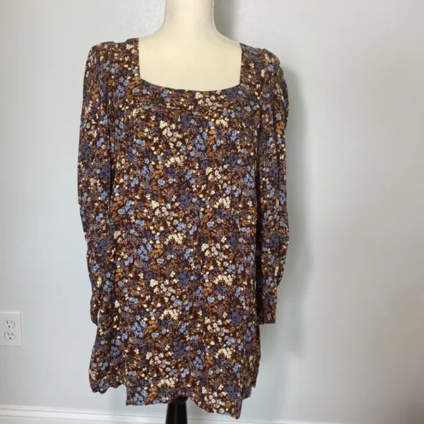 NWT reformation Blake long‎ sleeve shift dress M - Image 7
