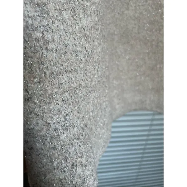 NWT Ann Taylor Silver Gray Shimmery Straight Pencil Skirt Size 14 Wool Blend - Image 16