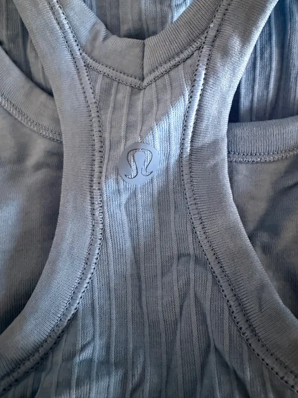 Lululemon Ebb To Street Tank Top Racerback Blue - Image 3