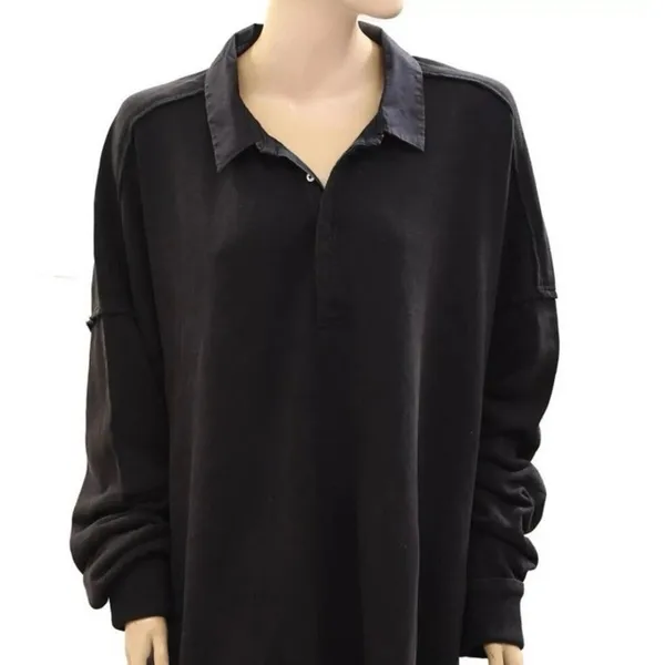 FREE PEOPLE Olivia Sweatshirt Size L MSRP $148 New without Tag SOO - Image 7
