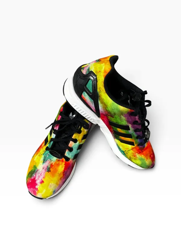 adidas Women's ZX Torsion Tie Dye Multicolor Athletic Shoe Size 7 - Image 9