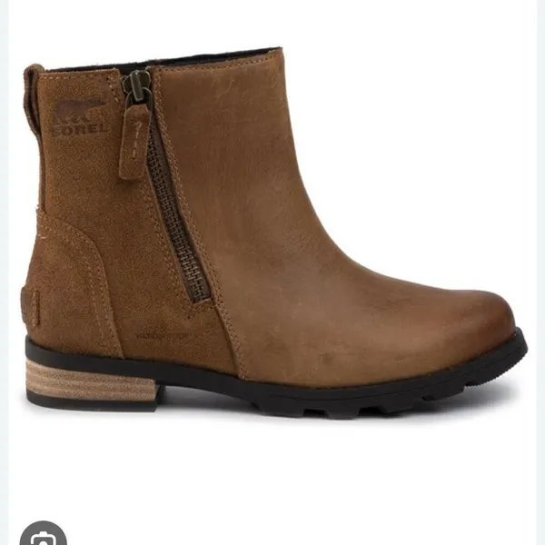 Sorel brown leather Chelsea boots size 6 - Image 2