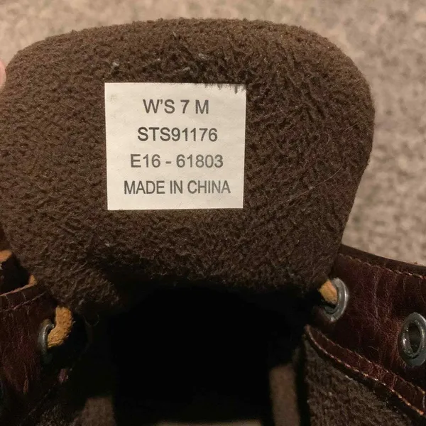 Sperry Boots Saltwater Duck‎ Boot Brown Leather - size 7 - Image 9