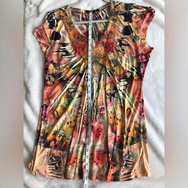 Apt9 Women’s Multicolor Abstract Dress Size XL - Image 5
