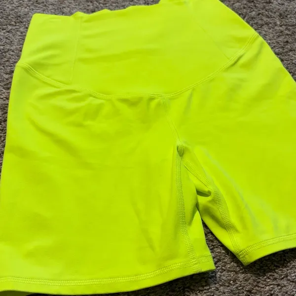 Free People Movement x‎ Hatch Never Better Neon Athletic Maternity Shorts Small - Image 3