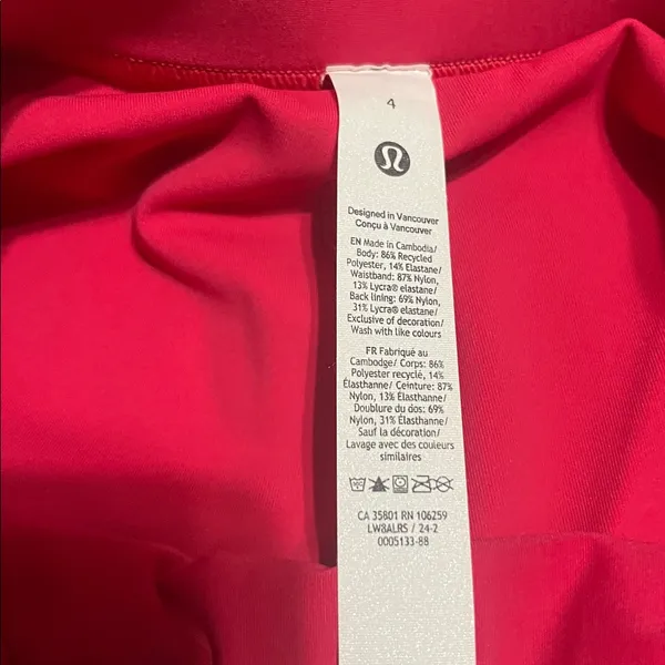 Lululemon‎ High-Rise Pleated Tennis Skirt Skort Pink Cherry Mist 4 - Image 9
