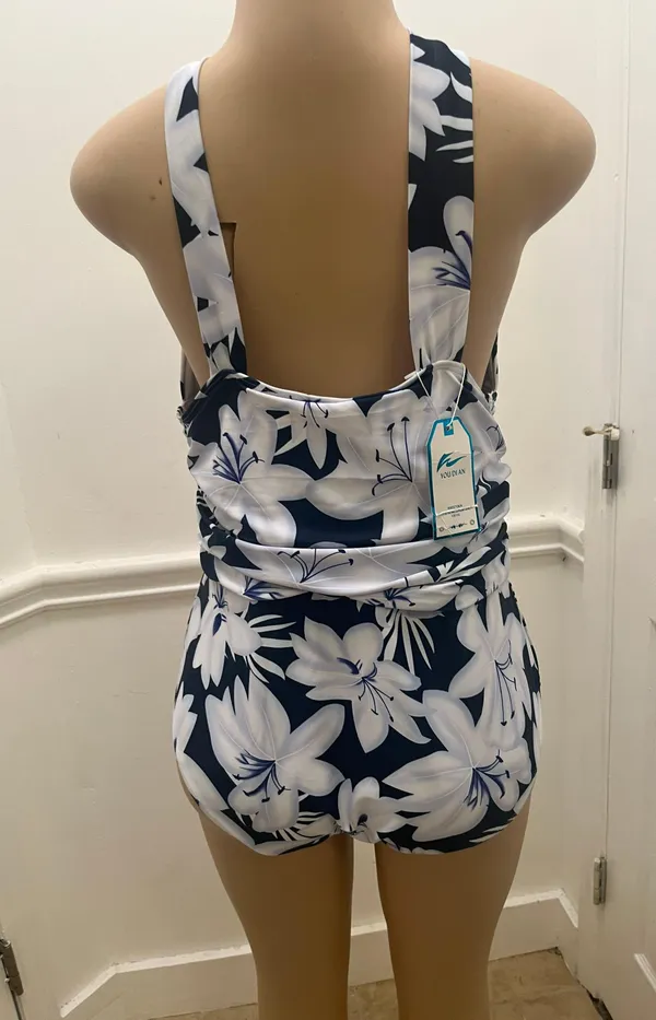 YOU DI AN Women's Swimsuits Plus Size One Piece Tummy... Images may be subject to copyright. Learn More pûr Share Visit - Image 3