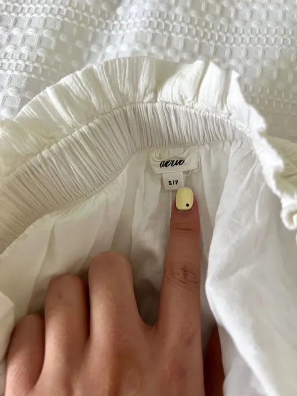 White Aerie Skirt Ruffle - Image 3