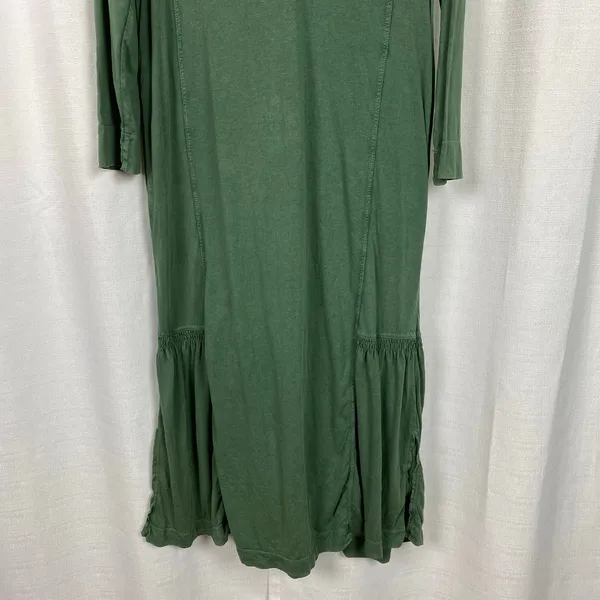 Anthropologie Daily Practice Green Hooded Maxi Dress Sz.XS - Image 7