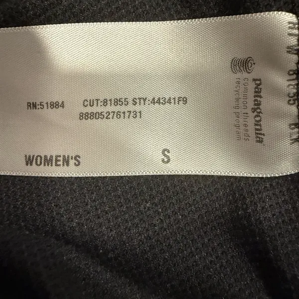 Patagonia Size-S Womens Leggings‎ Black Capilene Baselayer Performance - Image 3