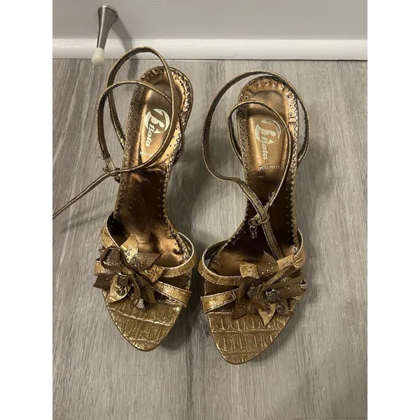 Women's Bata‎ Strappy Sandals Heels EU 38US 7/8 - Image 3