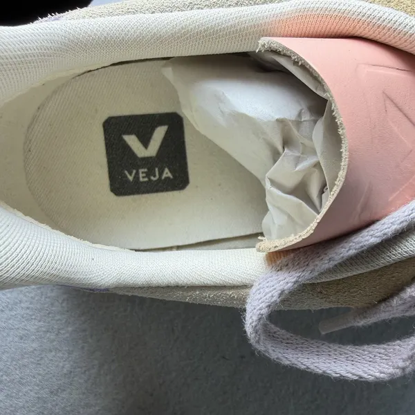 Veja V-10 Multico Peach Suede Sneakers Women's EUR 40 US size 8.5 - Image 9