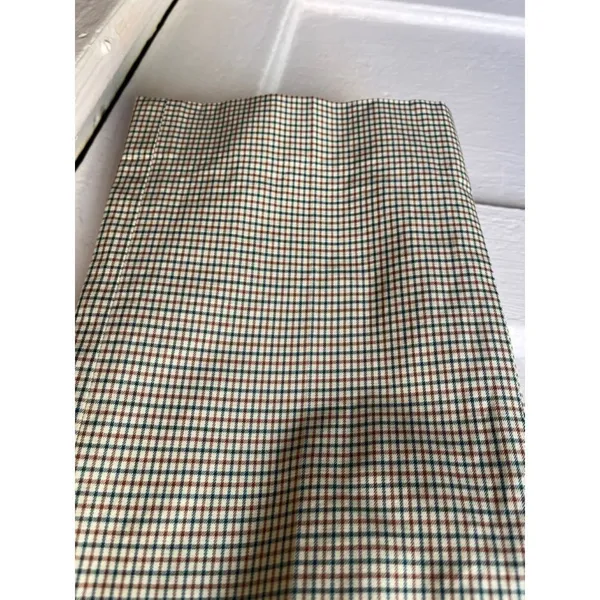 Vtg 90s Y2K DKNY Plaid Pants 2 Straight Leg Preppy Academic Teacher Business - Image 2
