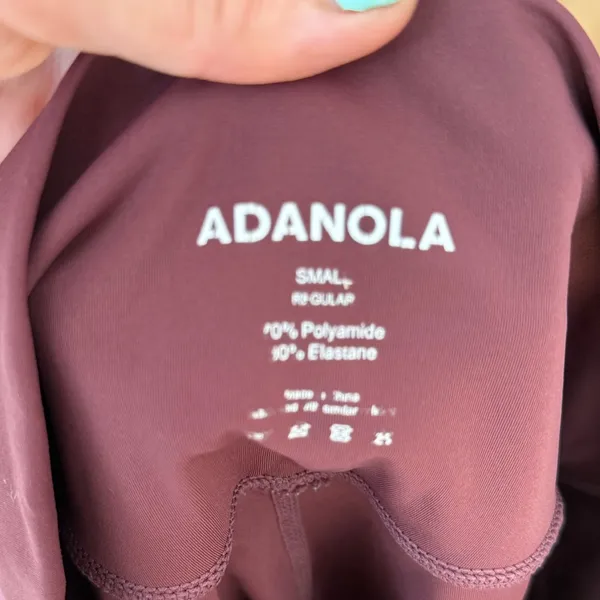 Adanola Deep Burgundy Leggings sz S - Image 6