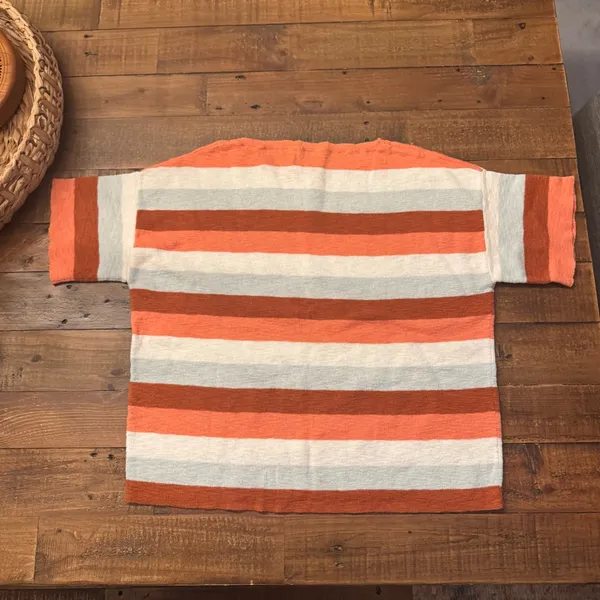 MADEWELL‎ Boxy Sweater Tee in Maggie Stripe - Image 6