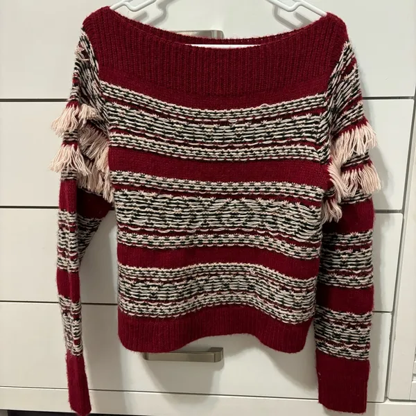 LoveShackFancy Baby Alpaca Striped Sweater - Image 2