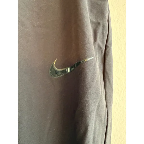 Nike Dri-FIT Womens Black Tapered Jogger Running Pants Size M Nylon Spandex‎ - Image 2