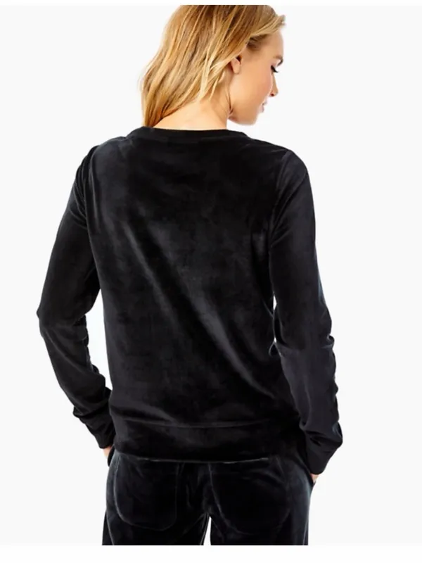 Lilly Pulitzer Rami Velour Sweatshirt XL - Image 3