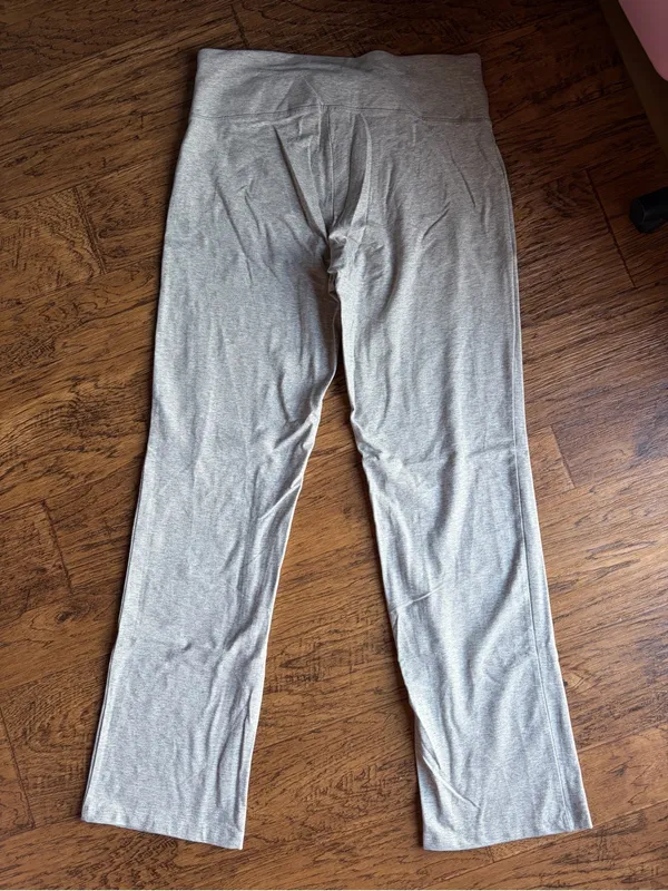 Juicy Couture Sport Light Gray Womens Stretch Wide Leg Leggings XL - Image 3