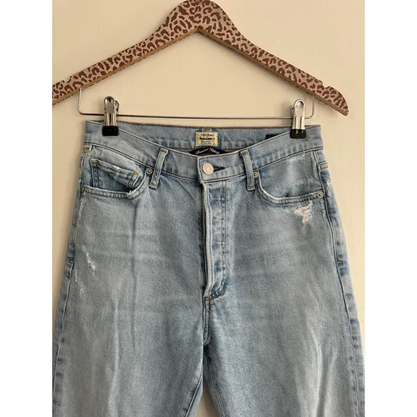 CITIZENS OF HUMANITY Olivia High Rise Slim Jeans in Imagine Size 26 - Image 4