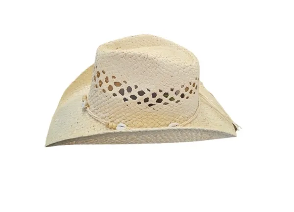 Straw cowboy hat Tan - Image 3