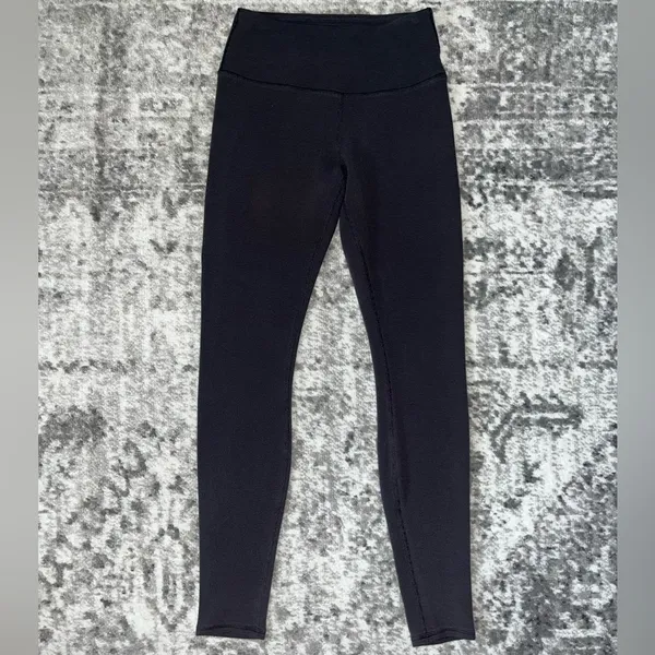 Alo High-Waist Micro Waffle Low Key Leggings - Image 2