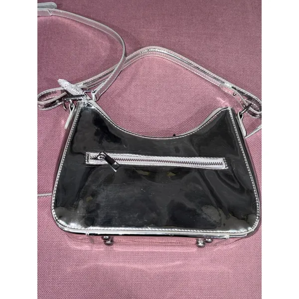 8 Other Reasons It Girl Shoulder Bag in Silver Womens Crossbody Purse - Image 9