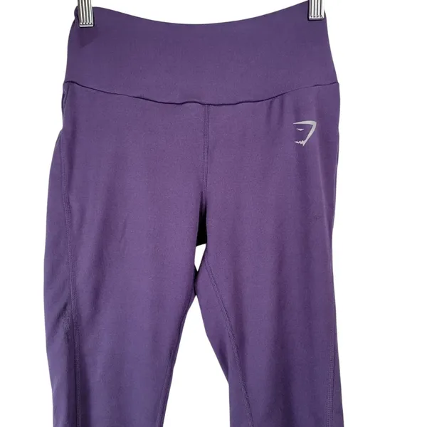 Gymshark‎ Dry Moisture Management Purple Leggings Size S - Image 3