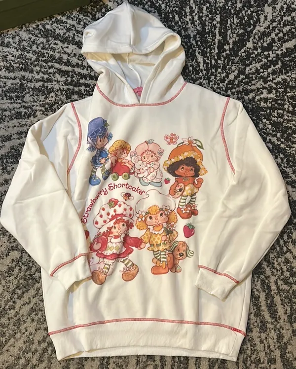 Dolls Kill X Strawberry Shortcake Sweetest Friends Graphic Hoodie size S - Image 2