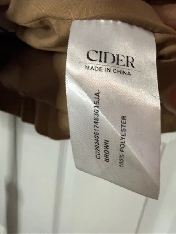 Cider Oversized Suede Button-Front Jacket - Image 4