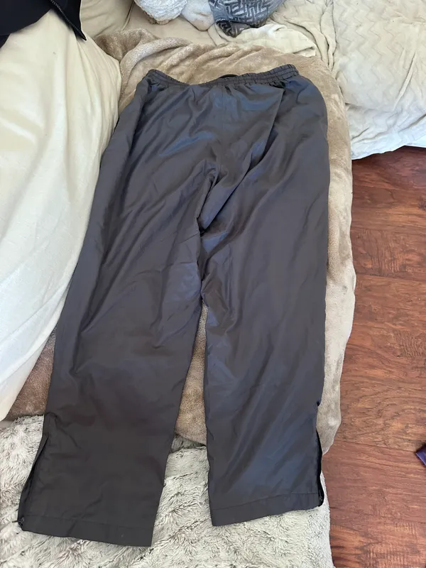 Fila grey loose fit wide leg baggy unisex joggers - Image 5