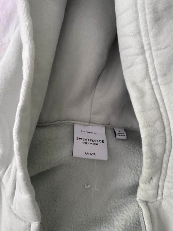 Aritzia sweatfleece mint hoodie  - Image 4