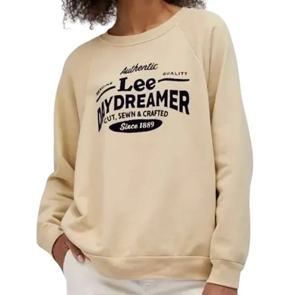 DAYDREAMER x LEE Genuine Quality Sweatshirt in Khaki Size M New w/ Tag MSRP $120 - Image 9