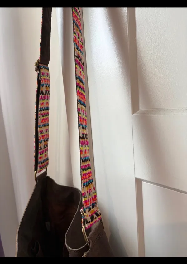 Fern Vegan Suede Crossbody Bag - Image 6