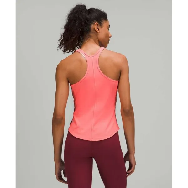 Lululemon NWT Base Pace Ribbed Tank Top in Raspberry‎ Cream Size 4 - Image 2