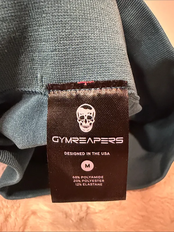 Gymreapers Infinity Seamless Workout Shorts Booty Scrunch Dark Green Size M - Image 3
