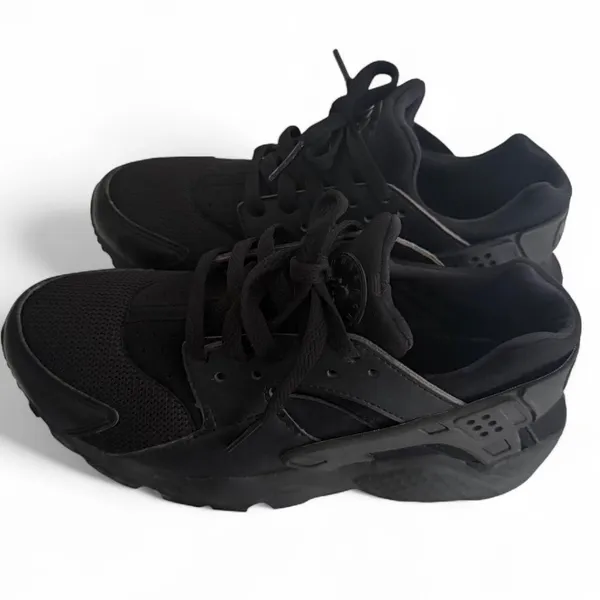 Nike Air Huarache Run Black Shoes Sneakers - Image 3