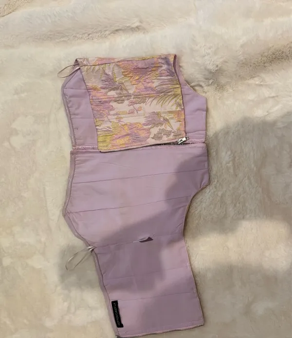 Cotton Candy LA Corset Top Crop - Image 3