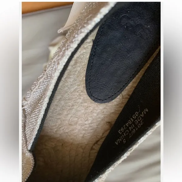 ASOS NWOT Women’s Lace up tan Espadrilles size 6 - Image 10