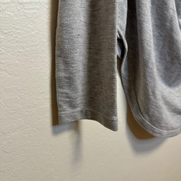 Gray Long Sleeve Women's Top Size L - Image 6