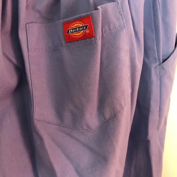 Cherokee Dickies Women’s Blue Color Large Scrub Pants - Image 5