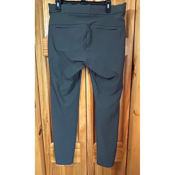 ATHLETA Wander Stash Skinny Pant Charcoal‎ Grey Joggers Sz 8 Women's - Image 2