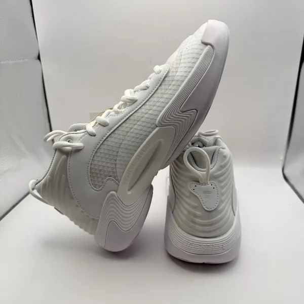 Women's Size 6 - ADIDAS Exhibit Select Mid Tea White IG6627 Basketball Sneaker - Image 5