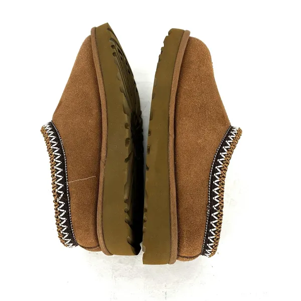 UGG Tasman Slippers Chestnut Brown Suede Shearling Mule Women's Size 6 Shoes - Image 5
