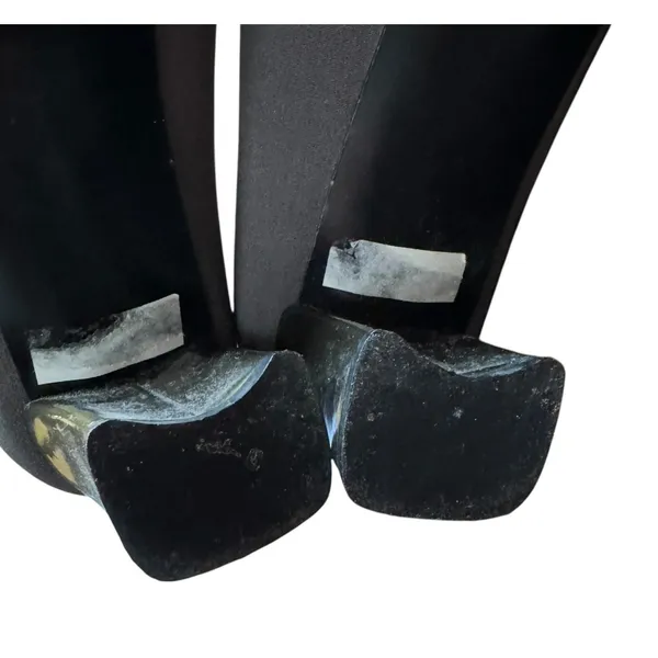 Stuart Weitzman Shoes Womens Size 6C‎ Gray Block Heel Square Toe Dress Pumps - Image 12